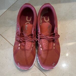 On Running Women's Burgundy Athletic Shoes